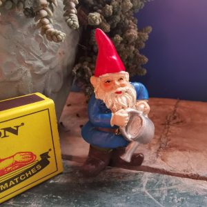 Gnome with Watering Can on stake